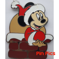 Mickey Mouse - Santa - Chimney - Gift Card - Holiday