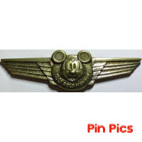 D23 - Mickey - Aviator Wings - Gold Member