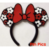 Loungefly - Red/White Flowers Ears - Minnie Ears Headband - Series 2 - Mystery