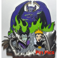 WDW - Maleficent and Evil Queen - One Family Pin Celebration - Villainous Friends