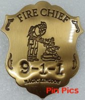 Magic Kingdom Fire Department 9-1-1 Fire Chief badge