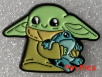 BoxLunch - Grogu with Frog - Star Wars Mandalorian - Chibi Cute