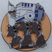 Jawas Carrying Droid R2-D2 – Star Wars A New Hope - Cartoon