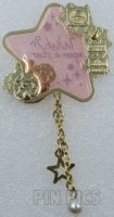 HKDL - ShellieMay - Wish Upon a Star - Duffy and Friends - Dangle - Stained Glass - Pink Bear