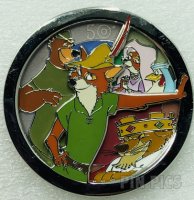 Robin, Lady Marian, Prince John, Lady Cluck and Little John - Robin Hood - 50th Anniversary