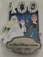 DEC - Elsa, Anna, Olaf - Disney 100 - Walt Disney Company 1923-2023 - Celebration - Frozen 2