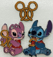 Stitch and Angel - Mickey Mouse Pretzel Set - January - Stitch Attacks Snacks