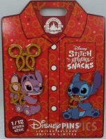 Stitch and Angel - Mickey Mouse Pretzel Set - January - Stitch Attacks Snacks