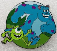 Mike and Sulley - Running - Pixar Picnic - Mystery - Monsters Inc