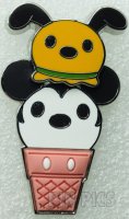 Pluto and Mickey - Character Scoops - Ice Cream Cone - February - Free-D