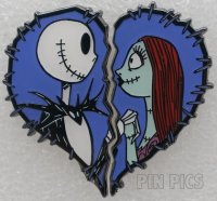 Loungefly - Jack Skellington and Sally Set - Purple Heart - Nightmare Before Christmas