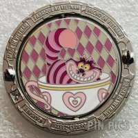 Cheshire and Alice - Tea Cups - Roman Numerals - Card Suits - Spinner