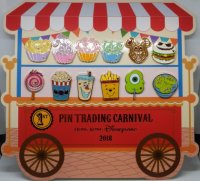 HKDL - Carnival Food Truck Set - Hidden Mickey - Pin Trading Carnival 2018