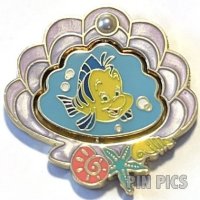 Loungefly  - Ariel Flounder Spinner Clam Pearl - The Little Mermaid - Box Lunch