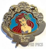 Loungefly  - Ariel Flounder Spinner Clam Pearl - The Little Mermaid - Box Lunch