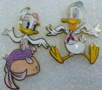 SDR - Daisy and Donald - Beach Set - Dressed as Mermaid