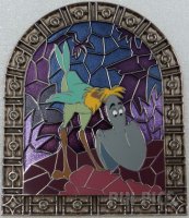 WDI - Shovel Bird - Birds - Stained Glass Mosaic - Alice in Wonderland