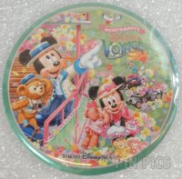 Japan - Mickey, Minnie, Duffy, ShellieMay, Donald, Daisy, Goofy - Spring Voyage - Button - TDS