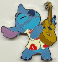 Stitch - Playing Ukulele in Hawaiian Shirt - Lilo and Stitch