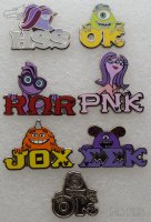 DL - Monsters University Greek Letters Set - Hidden Mickey 2019