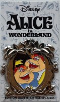 DLP - Tweedle Dee and Tweedle Dum - Silver Leaves Frame - Alice in Wonderland Event