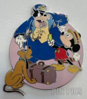 Disney Auctions - Mickey, Pluto and Pete - Silver AP - Classic Mickey Mouse