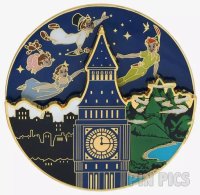 Loungefly - Peter Pan, Wendy, John, Michael - Big Ben Clock - London and Never Land - Spinner - BoxLunch