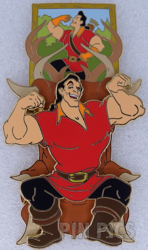 D23 Expo WDI MOG ディズニーピン ピンバッジ　ベル　ガストン PP166452 - WDI - Gaston - Disney Villains - D23 Expo 2024