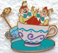 DLP - Tweedle Dee and Tweedle Dum - Mad Hatter's Teacups Ride - Alice in Wonderland