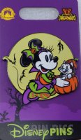 Minnie Mouse and Figaro - Pumpkin - Happy Halloween 2024 - Glow in the Dark