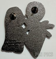 PALM - Jack Skellington and Sally - Couple in Love - Nightmare Before Christmas - B/W Glitter