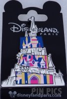 DLP - Sleeping Beauty Castle - Pink and Blue