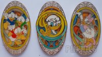 SDR - Donald, Daisy and Nephews Duck Set - Stained Glass