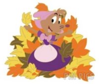 DSSH - Suzy Mouse - Jumping in Fall Leaves - Cinderella