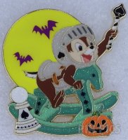 SDR - Chip - Knight of Spades on a Rocking Horse - Happy Halloween