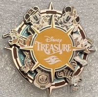 DCL - Mickey and Friends - Disney Treasure Cruise Ship - Spinner