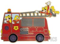 PALM - Mickey, Donald, Goofy - Firemen on Fire Engine 28 - Jumbo