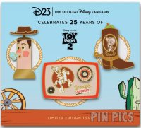 D23 - Woody's Roundup Set - Toy Story 2 25th Anniversary - Pixar