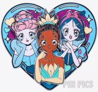 Loungefly - Cinderella, Tiana, Snow White - Disney Princesses Manga Style - Jumbo