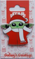 DLP - Baby Yoda - Grogu Wearing Santa Hat - Christmas 2024 - Mandalorian - Star Wars