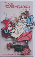 DLP - Chip and Dale - Writing My Christmas Wish List - Joyeux Noel 2024 - Dangle