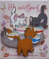 DLP - Marie, Toulouse, Berlioz and Roquefort - Drinking Milk - Be Our Guest Event - Aristocats