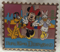 HKDL - Minnie, Daisy, Pluto - Postage Stamp