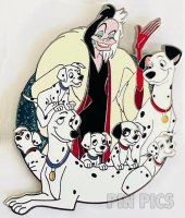 Cruella de Vil, Perdita, Pongo, Puppies - Character Clusters - 101 Dalmatians