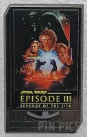 Loungefly - Episode 3 Revenge of the Sith - Star Wars VHS Video Tape - Mystery - Hot Topic