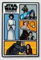 Luke, Leia, Han Solo, Chewie, Darth Vader, Obi-Wan, R2-D2, C-3PO - Episode 4 A New Hope - Star Wars Comic Pages