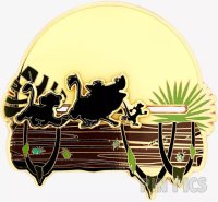 Loungefly - Timon, Pumbaa, Simba - Walking on Log - Full Moon from Hakuna Matata Scene - Lion King 30th Anniversary