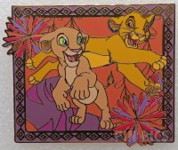 Monogram - Young Simba and Nala - Lion King Framed Scenes - Mystery