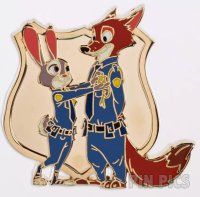 Judy Hopps and Nick Wilde - Badge - Zootopia