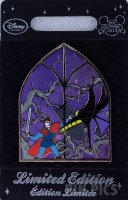 DS UK - Sleeping Beauty Stained Glass Window - Dragon Battle